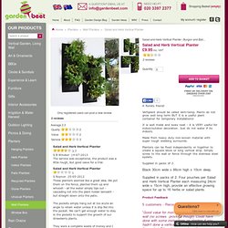 Salad and Herb Vertical Planter