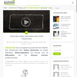 Créez des vidéos-dessinées avec l’outil VideoScribe