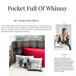 Pocket Full of Whimsy: DIY