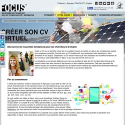 Créer son CV virtuel