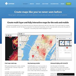 Visualize — CartoDB