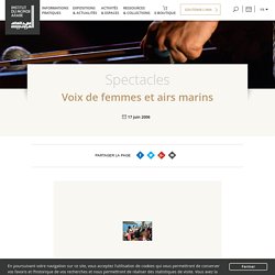 Voix de femmes et airs marins