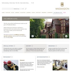 Waddesdon Manor - Five Arrows Hotel