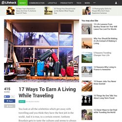 17 Ways To Earn A Living While Traveling
