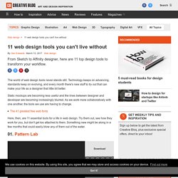 10 web design tools you can't live without