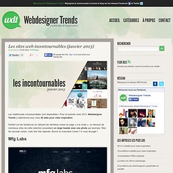 Les sites web incontournables (janvier 2013)