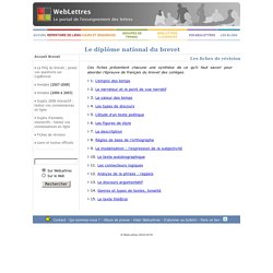 Fiches de révision