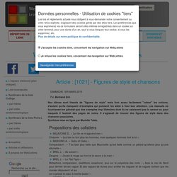 Figures de style et chansons