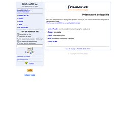WebLettres - Les lettres sur Internet