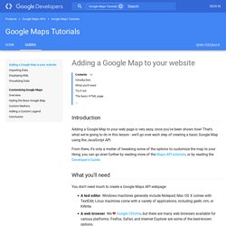 Maps Tutorials