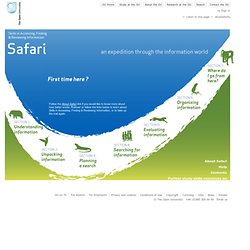 Welcome to SAFARI