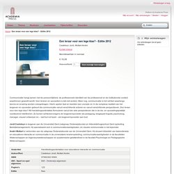 Een leraar voor een lege klas? Handleidingsoriëntaties voor educatieve interactie en communicatie.