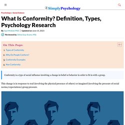 What is Conformity?