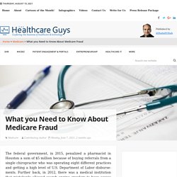 What you Need to Know About Medicare Fraud