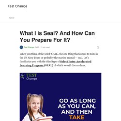 What is Seal? And How Can You Prepare For It?