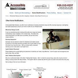 Wheelchair Ramps and Lifts in Appleton, Oshkosh, Green Bay & Fond du Lac