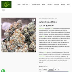 White Rhino Strain - Weed For Sale Online from The Exotic Weed