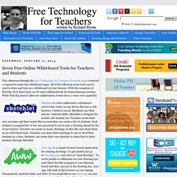 Seven Free Online Whiteboard Tools for Teachers and Students
