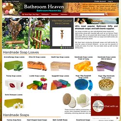 Wholesaler of Bath Bombs, Soap Loaves & Bath Salts