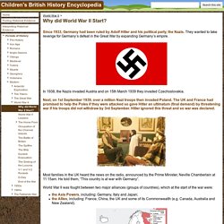 Why did World War II Start?