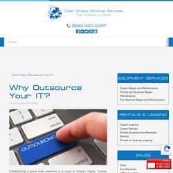 Why Outsource Your IT?
