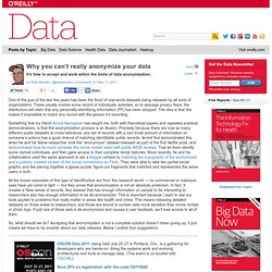 Why you can't really anonymize your data - Data