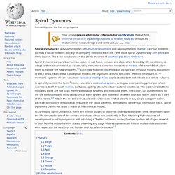 Spiral Dynamics