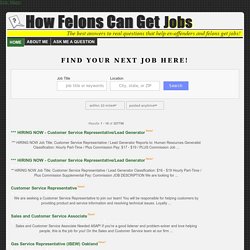 Will a juvenile record keep me out of a job?