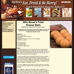 Wilo Benet's Fried Cheese Balls
