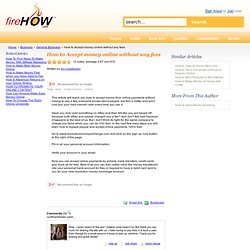 How to Accept money online without any fees
