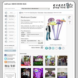 Props, Ideas, Decorations & Supplies: Mushroom Cluster