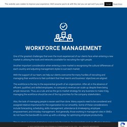 Workforce Management Process