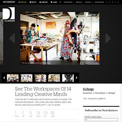 See The Workspaces Of 14 Leading Creative Minds