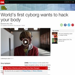 World's first cyborg wants to hack your body