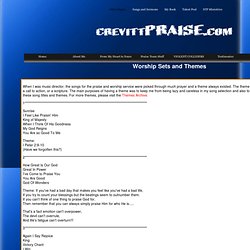 Worship Sets and Themes