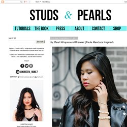 Pearl Wraparound Bracelet (Paula Mendoza Inspired)