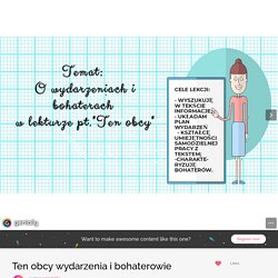 Ten obcy wydarzenia i bohaterowie by ewa.majka on Genially
