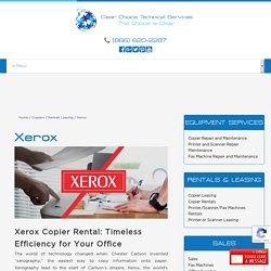 Xerox Copier Rental