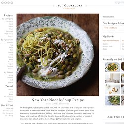 New Year Noodle Soup Recipe