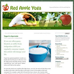Yogurt in Ayurveda