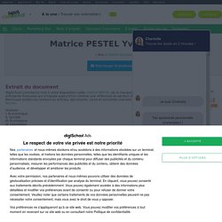 Yves Rocher : Matrice PESTEL Yves Rocher