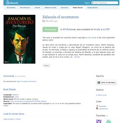 Zalacaín el aventurero - Pío Baroja