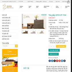 Tủ giầy gỗ ZT 704 bằng gỗ sồi tự nhiên