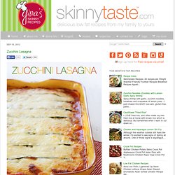 Zucchini Lasagna